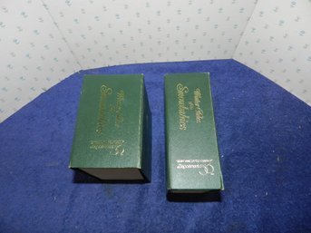 PAIR OF MACY'S DEPT 56 SNOWBABIES IN BOXES