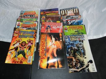 COMIC BOOK LOT VAMPIRELLA TOMMI GUNN GAMERA SPIDERMAN BATMAN
