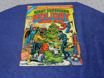 OVERSIZE MARVEL TREASURY SUPERHERO HOLIDAY GRAB BAG 1975