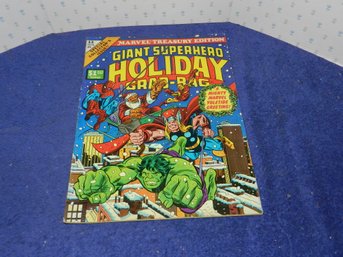 OVERSIZE MARVEL TREASURY SUPERHERO HOLIDAY GRAB BAG 1976