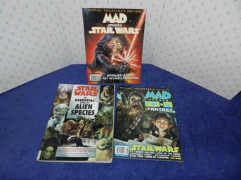 SET OF 3 STAR WARS BOOKS MAD MAGAZINE ALIEN SPECIES