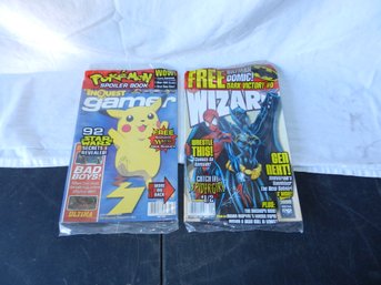 2 VINTAGE GAMER MAGAZINES INQUEST WIZARD PIKACHU