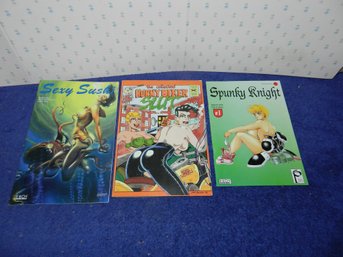 SET OF 3 CLASSIC ADULT COMICS