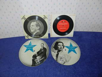 VINTAGE RECORD PROMOS RICHARD BURTON NIXON ILKA CHASE JOE E BROWN