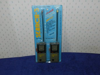 PAIR OF VINTAGE GE SEARCH-3 WALKIE TALKIES BRAND NEW SEALED