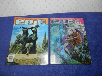 2 1980S EPIC MAGAZINES