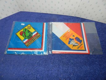 2 BSA JAMBOREE NECKERCHIEFS 1973 1981