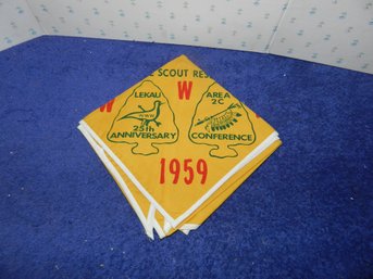 VINTAGE 1959 BSA ORDER OF THE ARROW NECKERCHIEF PINE HILL