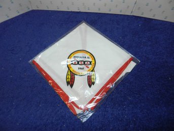 BSA 46TH ANNIVERSARY OA INDIANA UNIVERSITY 1961 NECKERCHIEF