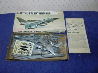 VINTAGE LINDBERG CONVAIR B-58 HUSTLER MODEL KIT 5402