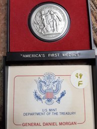 AMERICA'S FIRST MEDALS BICENTENNIAL DANIEL MORGAN