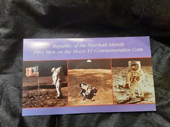 MARSHALL ISLANDS FIRST MAN ON THE MOON $5 COIN