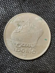 VINTAGE HOME LINES MEDAL SS DORIC