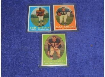 LOT OF 3 1950S NFL TOPPS FOOTBALL CARDS