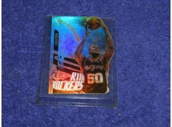 1998 FLEER NBA DAVID ROBINSON RIM ROCKERS 3 OF 12 RARE INSERT