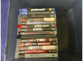 LARGE LOT OF SONY PS3 PS4 VIDEO GAMES