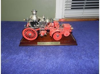 FRANKLIN MINT 1912 CHRISTIE FRONT DRIVE STEAMER CAST IRON FIRE TRUCK