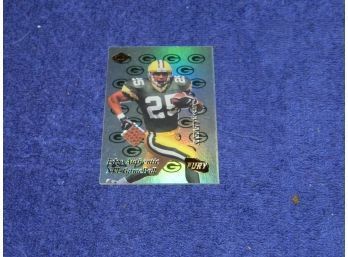 GB PACKERS DORSEY LEVENS AUTHENTIC  GAME USED BALL CARD 1988