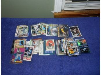LOT OF ASSORTED SPORTS CARDS MOST IN HARD CASES