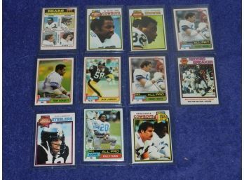 LOT OF 1970S 1980S NFL FOOTBALL CARDS