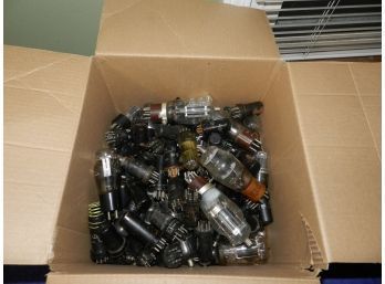 Large Box Of Vacuum Tubes 60