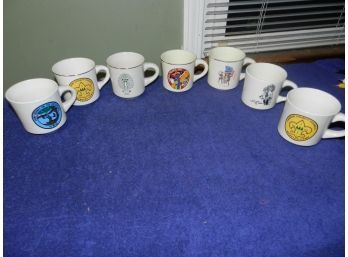 Nice Collection Of Vintage Boy Scout Coffee Mugs