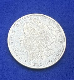 1881 S Morgan Silver Dollar