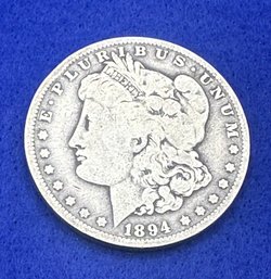 1894 O Morgan Silver Dollar