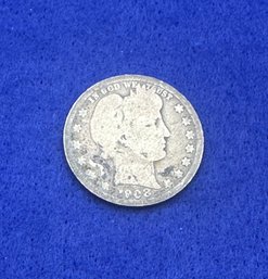 1908 Barber Silver Quarter