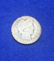1912 Barber Silver Quarter