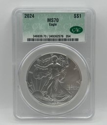 2024 Silver Eagle Graded MS70