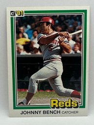 1981 Donruss Johnny Bench
