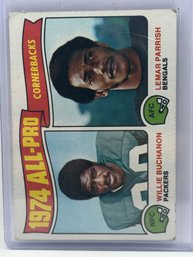 1975 Topps All Pro Cornerbacks