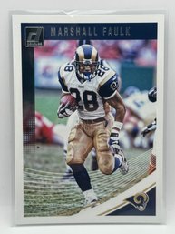 2018 Panini Donruss Marshall Faulk