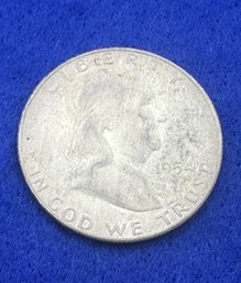 1954 Franklin Silver Half Dollar