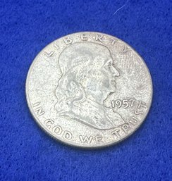 1957 Franklin Silver Half Dollar