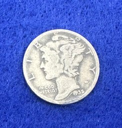 1935 Mercury Silver Dime