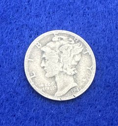 1945 S Mercury Silver Dime
