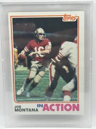 1982 Topps Joe Montana In Action