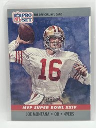 1990 Pro Set Joe Montana