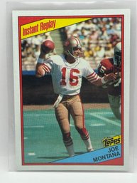 1984 Topps Joe Montana Instant Replay