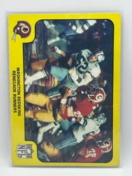 1978 Fleer Redskins Team Card
