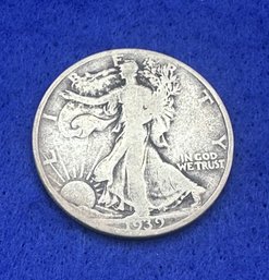1939 Walking Liberty Silver Half Dollar