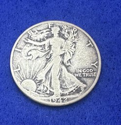 1942 Walking Liberty Silver Half Dollar
