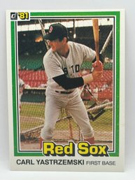 1981 Donruss Carl Yastrzemski