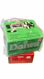 Fishing Reel, Line Spools And Vintage Reel Boxes