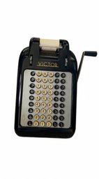 Victor Adding Machine With Cover