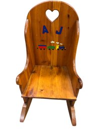 Childs Wooden Rocker