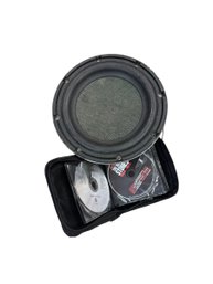 Speaker And Case Of CDs