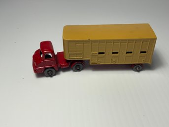 Matchbox M-7 Jennings Cattle Truck Grey Wheel